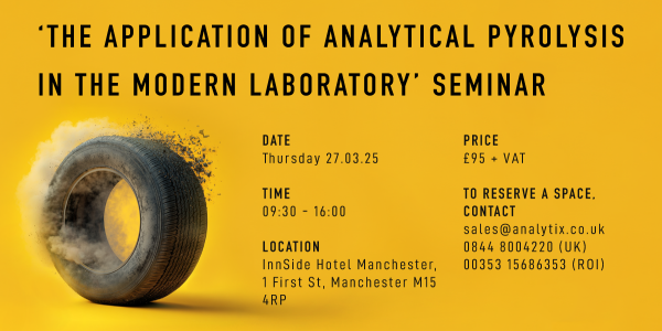 Analytix to Host “The application of analytical pyrolysis in the modern laboratory” Seminar